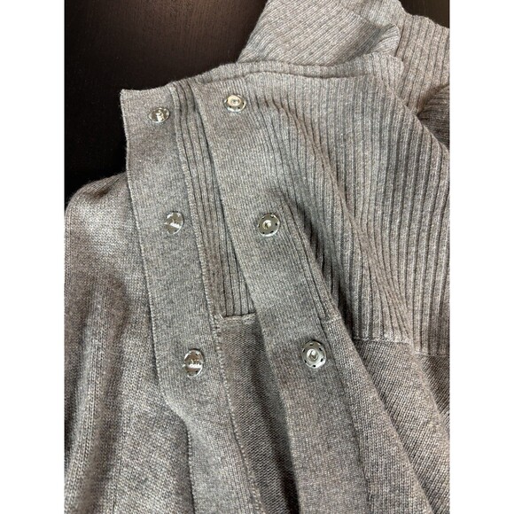 Greylin Anthropologie Cardigan Brown Greige Medium Wool Cashmere Angora Blend - Picture 10 of 11